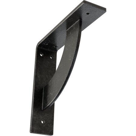Ekena Millwork Bulwark Steel Bracket, Antiqued Silver 2"W x 8"D x 8"H BKTM02X08X08BUASV